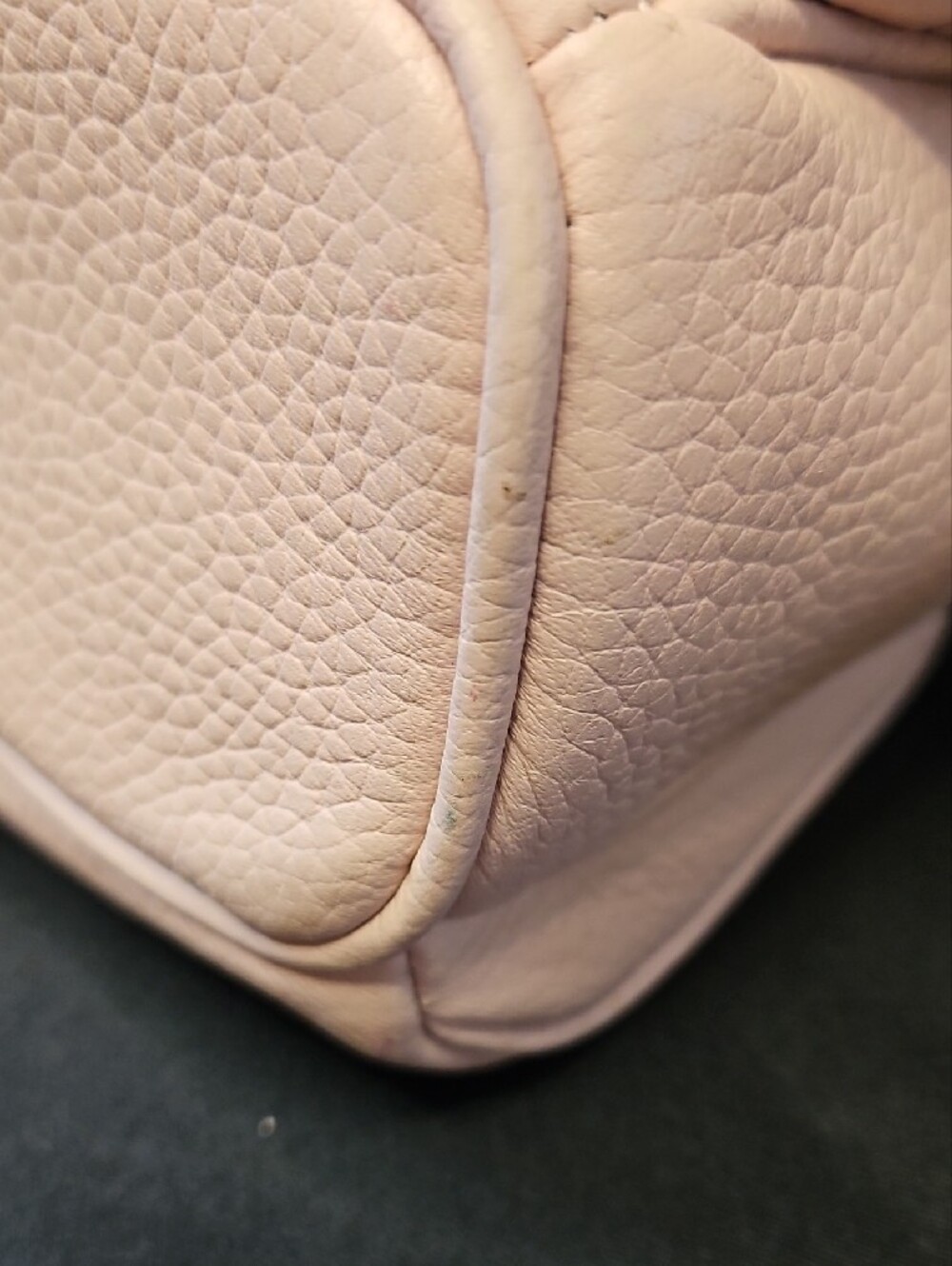 Michael Kors Blush Pink Pebbled Leather Mini Backpack EUC - Picture 12 of 16